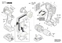 Bosch 3 601 JE8 100 Gsr 18 V-Ec Cordless Drill Driver 18 V / Eu Spare Parts